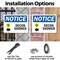 Signmission Decon Shower (Left Arrow), 10 in W x Rectangle, Plastic OS-2PACK-NS-P-710-L-10952 - alternate 6